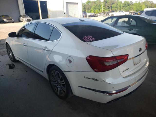 KNALN4D79E5134462 - 2014 KIA CADENZA PR WHITE photo 3