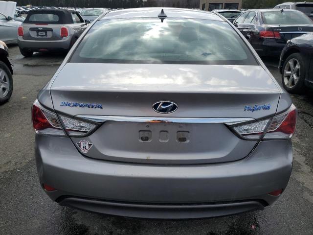 KMHEC4A41DA087022 - 2013 HYUNDAI SONATA HYB SILVER photo 6