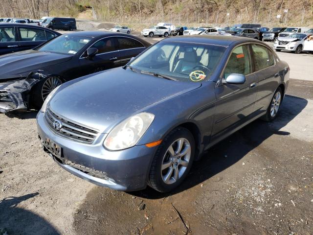 JNKCV51F26M615146 - 2006 INFINITI G35 BLUE photo 2