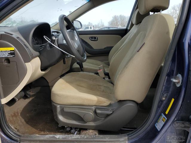 KMHDU4AD0AU082493 - 2010 HYUNDAI ELANTRA BL BLUE photo 7