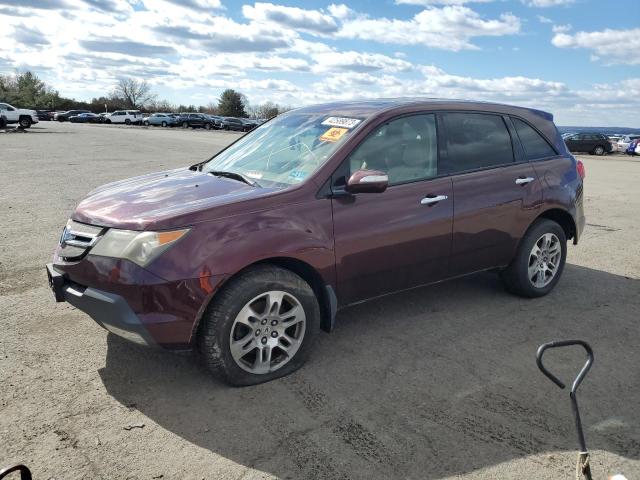 2HNYD28367H543841 - 2007 ACURA MDX TECHNO BURGUNDY photo 1