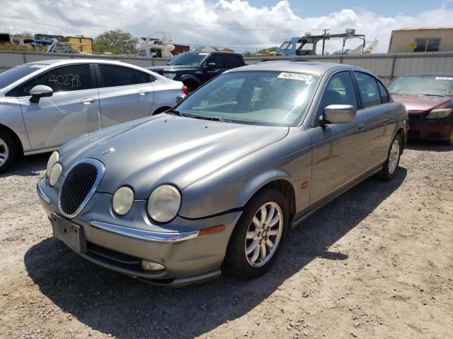 SAJDA01P12GM40749 - 2002 JAGUAR S-TYPE TEAL photo 2