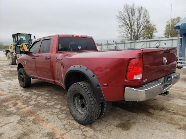 3C63DRGLXCG285898 - 2012 DODGE RAM 3500 S BURGUNDY photo 3