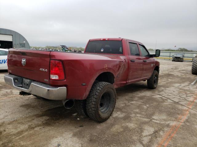 3C63DRGLXCG285898 - 2012 DODGE RAM 3500 S BURGUNDY photo 4