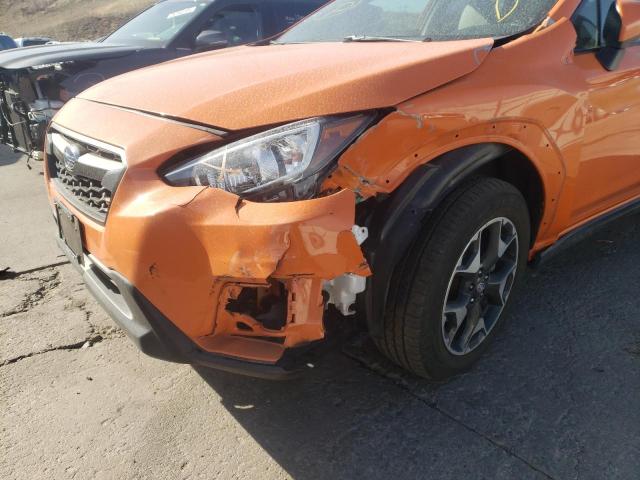 JF2GTACC0K8337887 - 2019 SUBARU CROSSTREK ORANGE photo 9