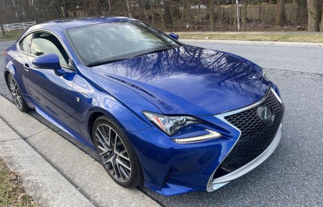 JTHHA5BC5H5005681 - 2017 LEXUS RC 200T BLUE photo 1