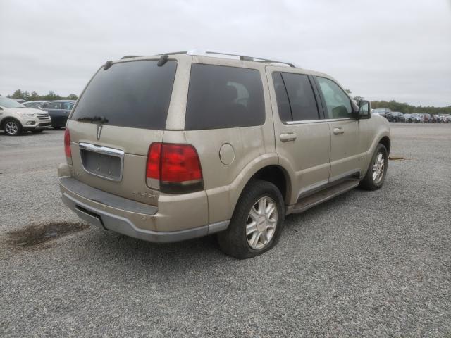 5LMEU88H74ZJ27888 - 2004 LINCOLN AVIATOR 金色 照片 4