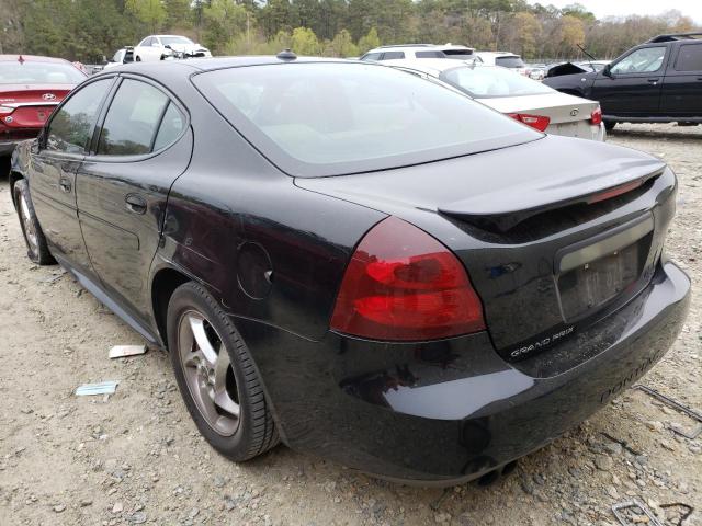 2G2WR524X41133683 - 2004 PONTIAC GRAND PRIX BLACK photo 3