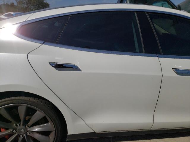 5YJSA1H12EFP28615 - 2014 TESLA MODEL S Սպիտակ լուսանկար 10