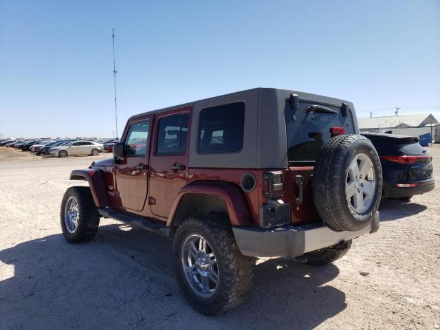 1J4GA59109L769687 - 2009 JEEP WRANGLER U BURGUNDY photo 2