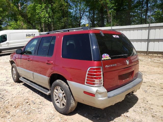 4M2ZU66W73UJ11081 - 2003 MERCURY MOUNTAINEE RED photo 3