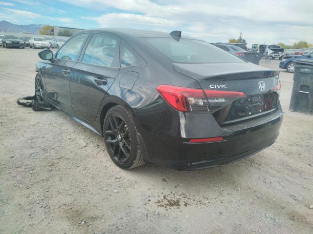 2HGFE2F56NH500517 - 2022 HONDA CIVIC SPOR BLACK photo 3
