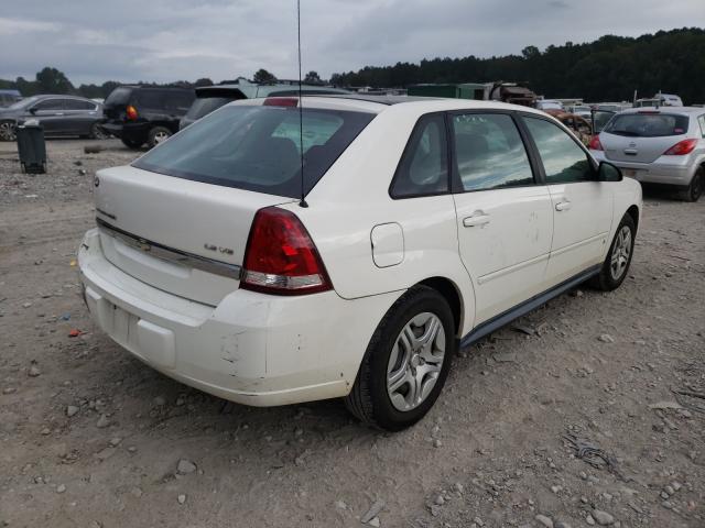 1G1ZS61886F177015 - 2006 CHEVROLET MALIBU MAX WHITE photo 4