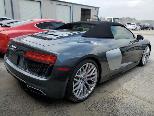 WUAVACFX0H7905028 - 2017 AUDI R8 SPYDER GRAY photo 3