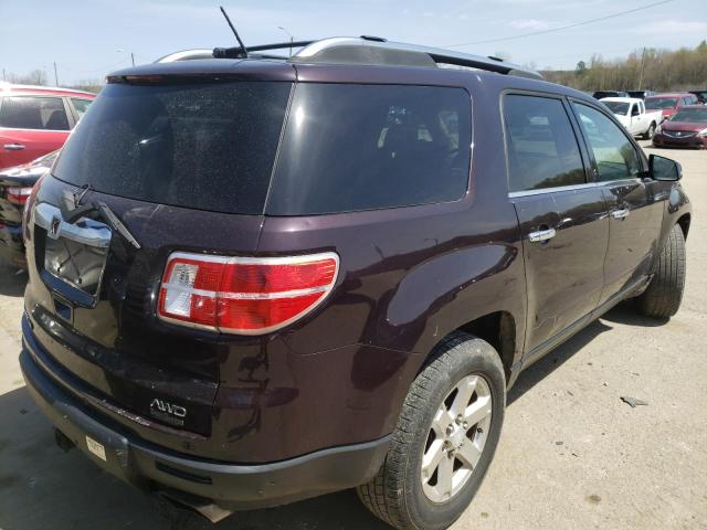 5GZEV23728J198080 - 2008 SATURN OUTLOOK XR PURPLE photo 4