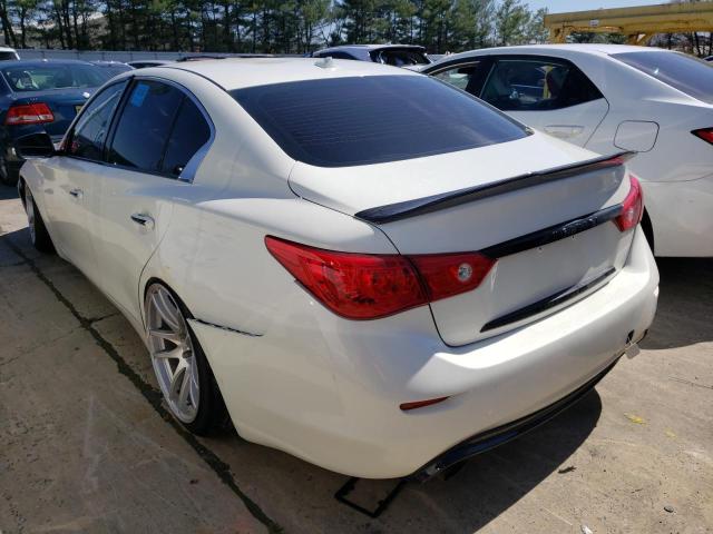 JN1BV7AR0EM688598 - 2014 INFINITI Q50 BASE WHITE photo 3