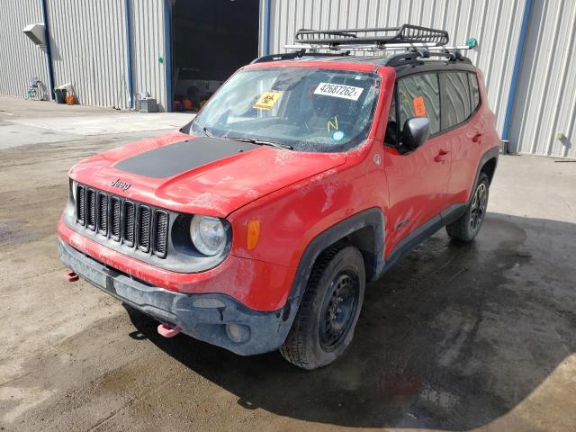 ZACCJBCT0GPD32813 - 2016 JEEP RENEGADE T RED photo 2