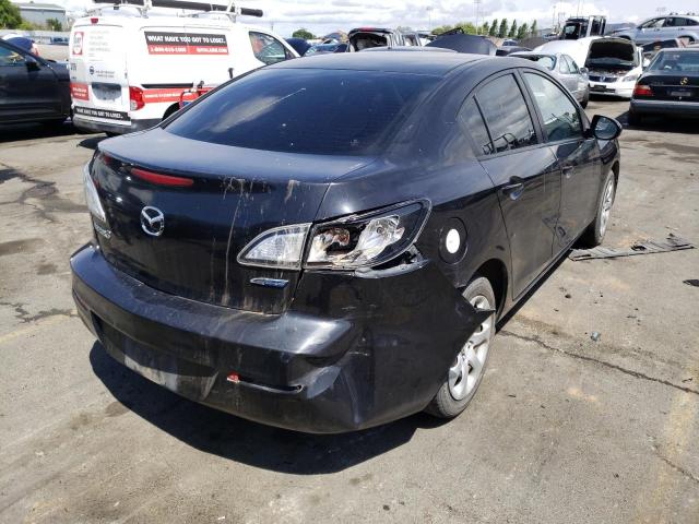 JM1BL1U77D1756440 - 2013 MAZDA 3 I BLACK photo 4