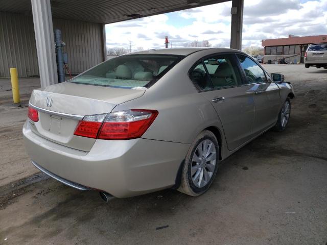 1HGCR2F82EA280664 - 2014 HONDA ACCORD EXL TAN photo 4