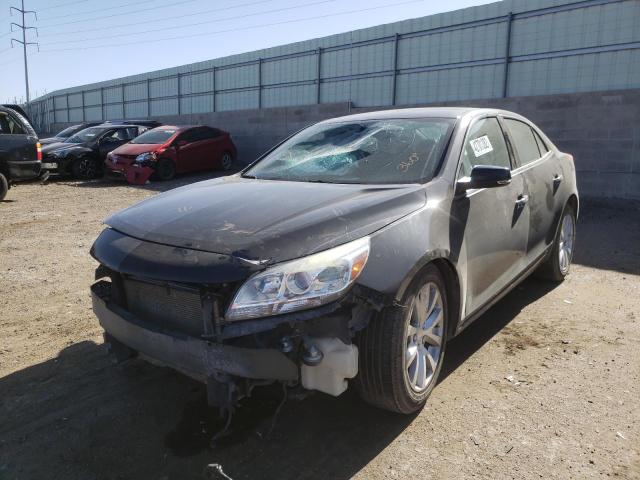 1G11H5SL5EF286751 - 2014 CHEVROLET MALIBU LTZ ნაცრისფერი ფოტო 2