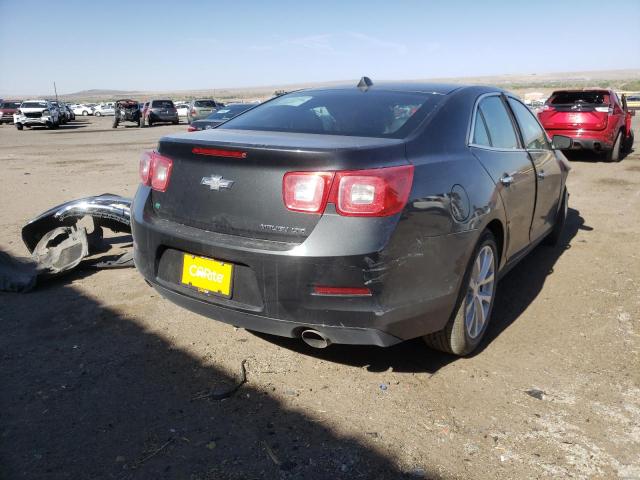 1G11H5SL5EF286751 - 2014 CHEVROLET MALIBU LTZ ნაცრისფერი ფოტო 4