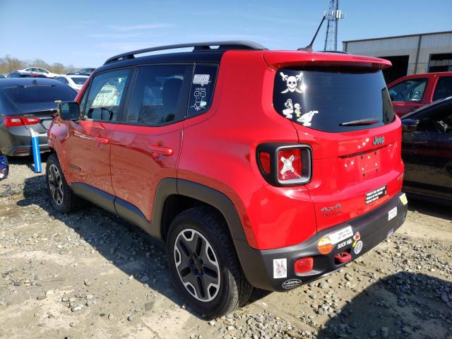 ZACCJBCT0FP****** - 2015 JEEP RENEGADE T RED photo 3