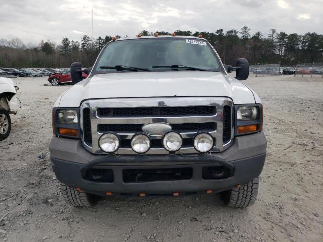 1FTSF21P25EC64474 - 2005 FORD F250 SUPER WHITE photo 5