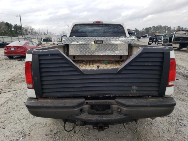 1FTSF21P25EC64474 - 2005 FORD F250 SUPER WHITE photo 6