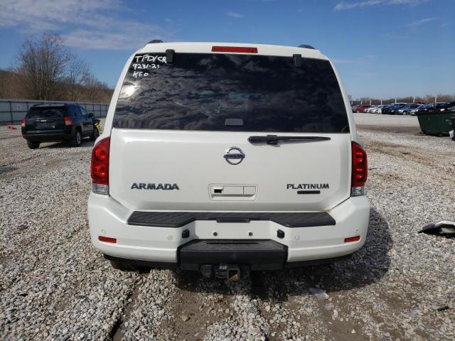 5N1BA0NE0FN615567 - 2015 NISSAN ARMADA PLA WHITE photo 6