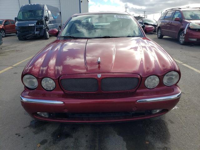 SAJWA73B54TG21353 - 2004 JAGUAR XJR S BURGUNDY photo 5