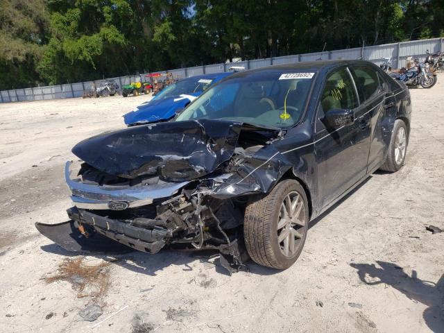 3FAHP0JG0AR338757 - 2010 FORD FUSION SEL BLACK photo 2