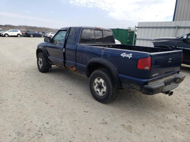 1GCCT19W018179189 - 2001 CHEVROLET S TRUCK S1 BLUE photo 2