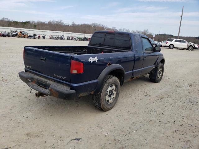 1GCCT19W018179189 - 2001 CHEVROLET S TRUCK S1 BLUE photo 3