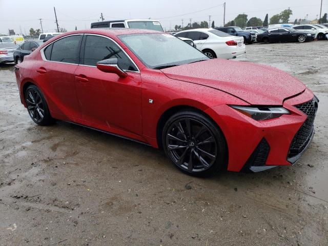 JTHGZ1B28N5049948 - 2022 LEXUS IS 350 F-S RED photo 4