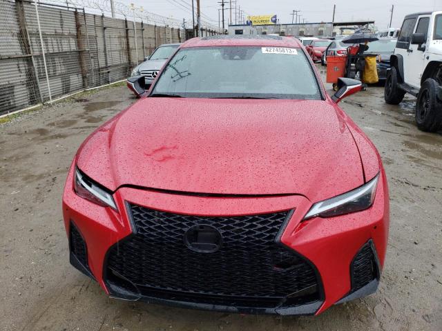 JTHGZ1B28N5049948 - 2022 LEXUS IS 350 F-S RED photo 5