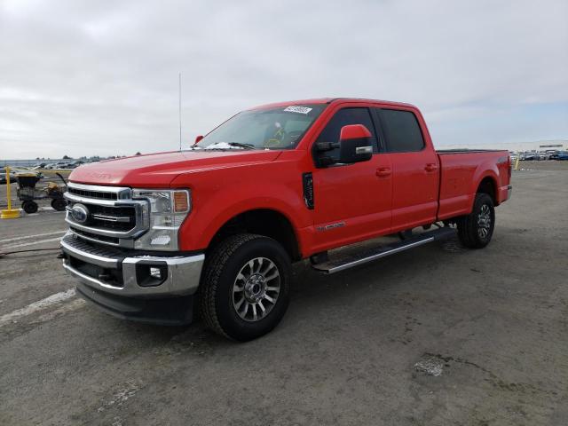 1FT8W3BTXLED06883 - 2020 FORD F350 SUPER RED photo 1