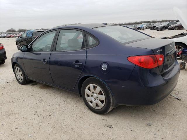 KMHDU46D18U338059 - 2008 HYUNDAI ELANTRA GL BLUE photo 2