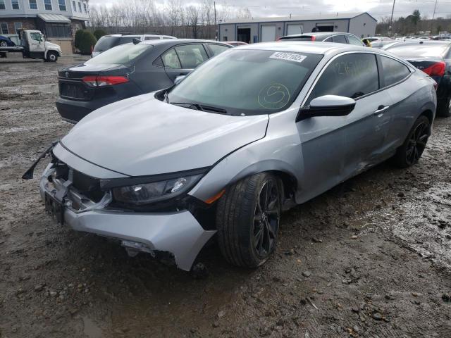 2HGFC4B88KH304947 - 2019 HONDA CIVIC SPOR GRAY photo 2