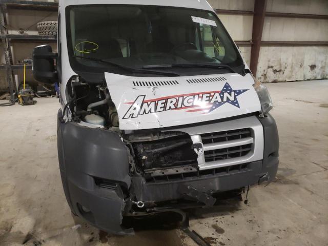 3C6TRVDG9EE120005 - 2014 RAM PROMASTER WHITE photo 9