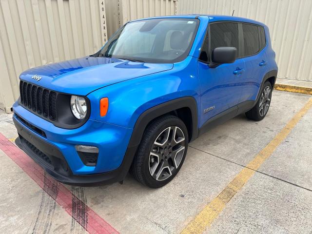 ZACNJAAB0LPL87833 - 2020 JEEP RENEGADE S BLUE photo 2