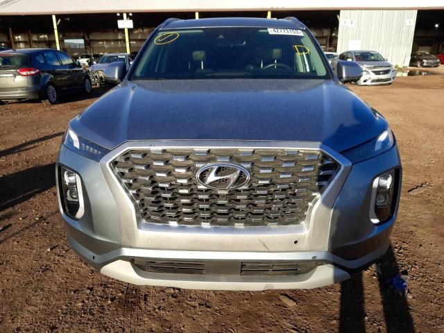 KM8R5DHE5MU180554 - 2021 HYUNDAI PALISADE L SILVER photo 5