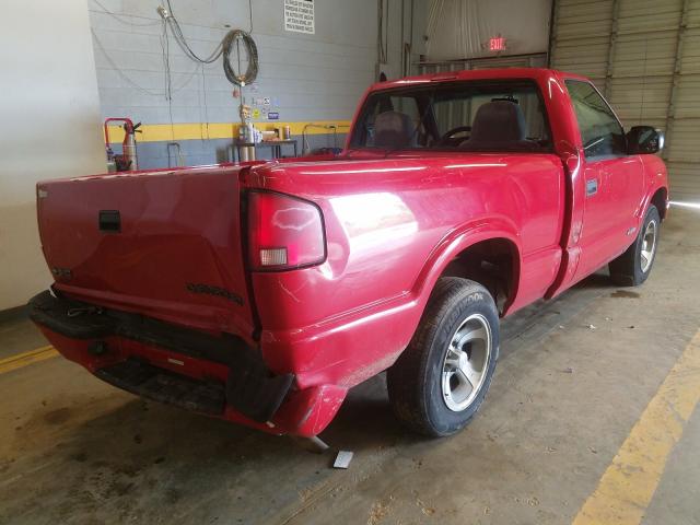 1GCCS144XX8116425 - 1999 CHEVROLET S10 RED photo 4