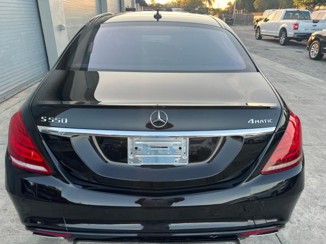 WDDUG8FB1FA072791 - 2015 MERCEDES-BENZ S 550 4MAT BLACK photo 6