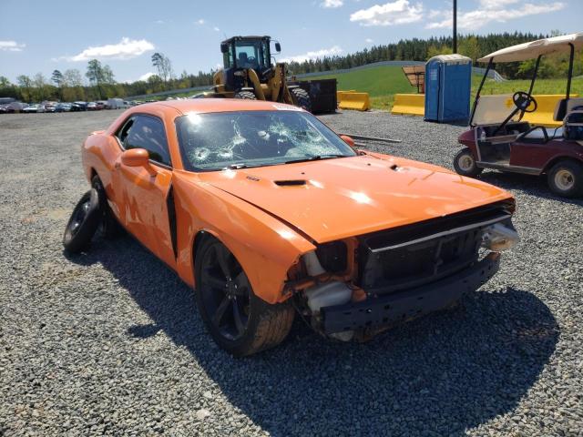 2C3CDYBT4EH205481 - 2014 DODGE CHALLENGER ORANGE photo 1