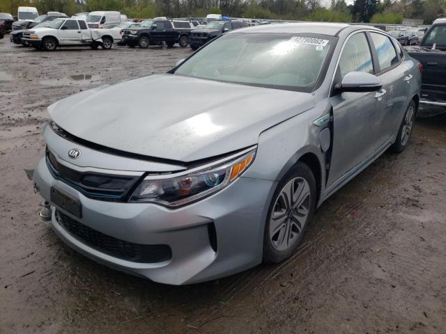 KNAGV4LD6H5011330 - 2017 KIA OPTIMA PLU GRAY photo 2