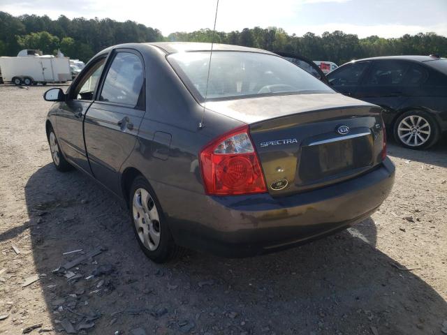 KNAFE121665304532 - 2006 KIA SPECTRA LX GRAY photo 3