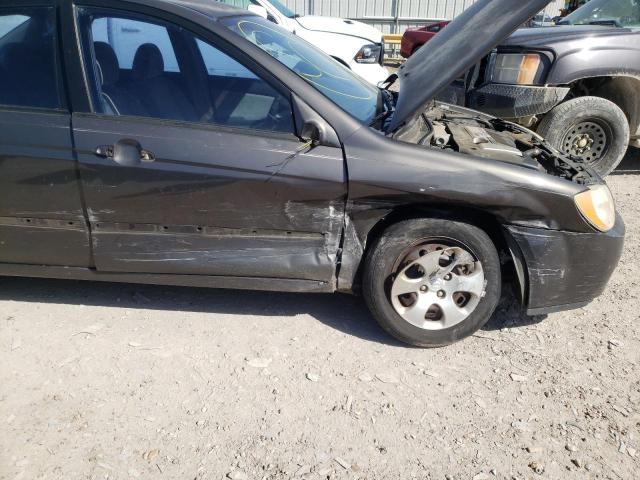 KNAFE121665304532 - 2006 KIA SPECTRA LX GRAY photo 9