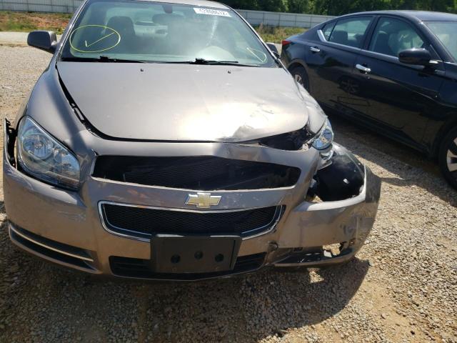 1G1ZC5E0XCF294943 - 2012 CHEVROLET MALIBU 1LT 棕色 照片 9