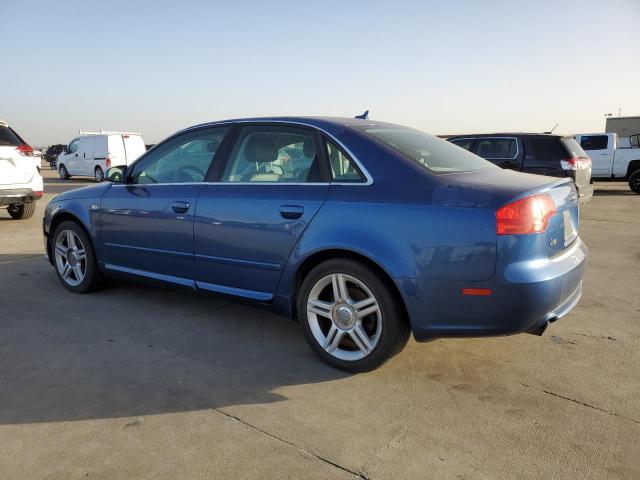 WAUDF78EX8A110744 - 2008 AUDI A4 2.0T QU BLUE photo 2