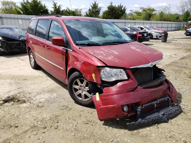 2A4RR5D15AR183779 - 2010 CHRYSLER TOWN & COU BURGUNDY photo 1